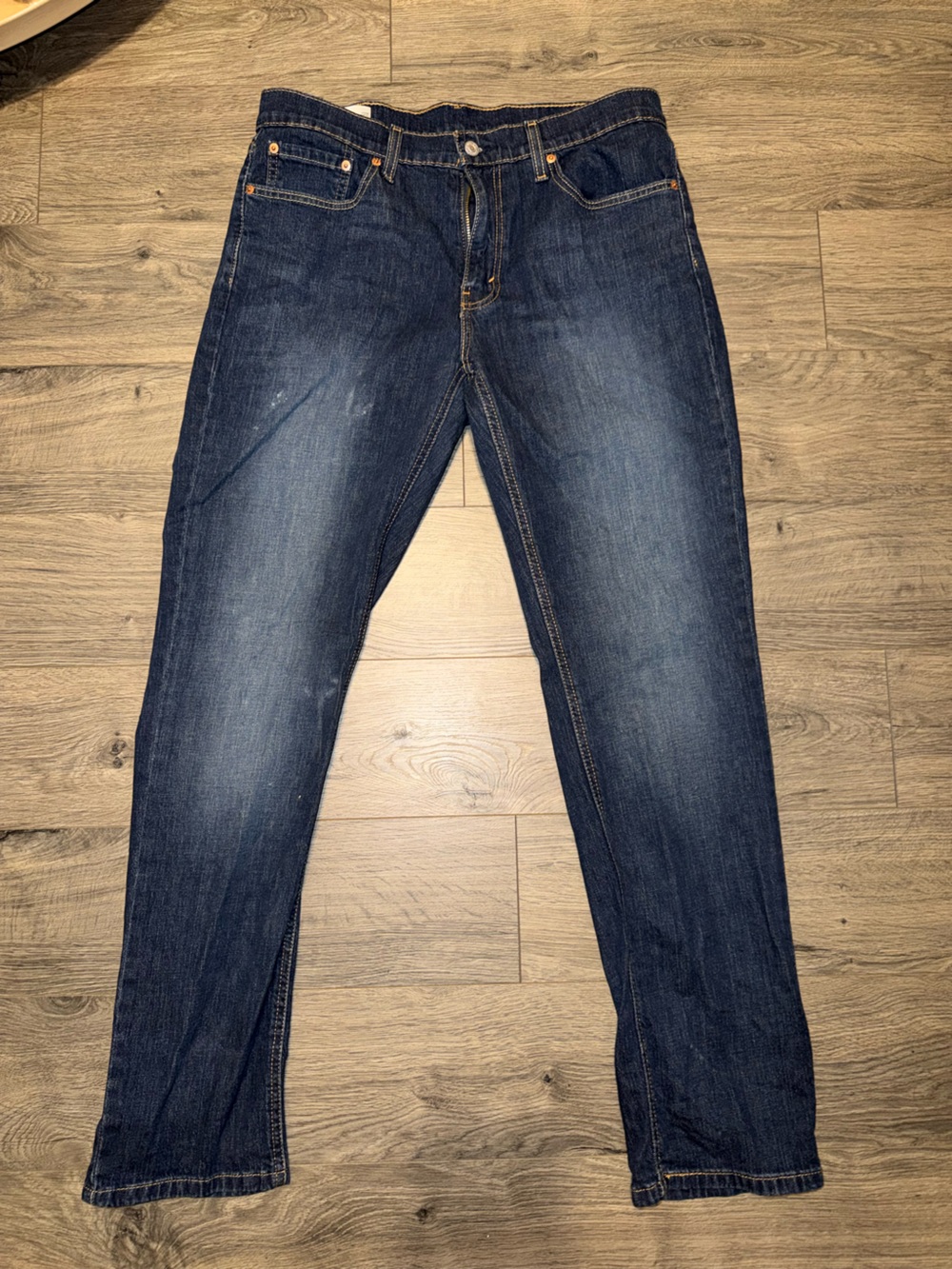 Like New Men's Straight Leg Jeans in Dark Blue